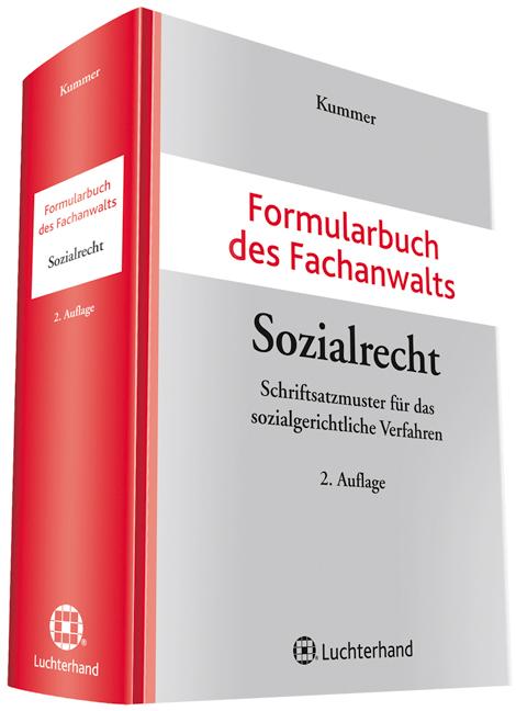Vorderes Coverbild Formularbuch des Fachanwalts Sozialrecht