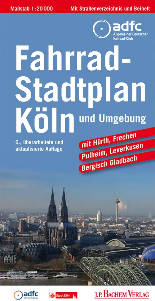 Vorderes Coverbild Köln und Umgebung Fahrradstadtplan 1 : 20 000