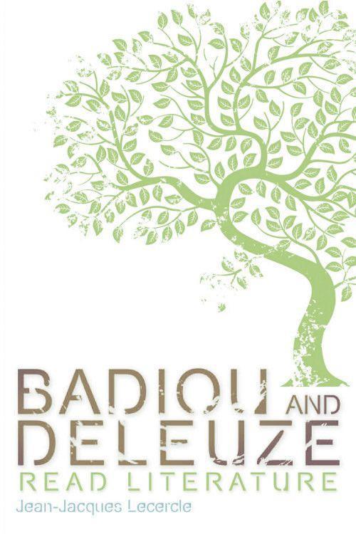 Vorderes Coverbild Badiou and Deleuze Read Literature