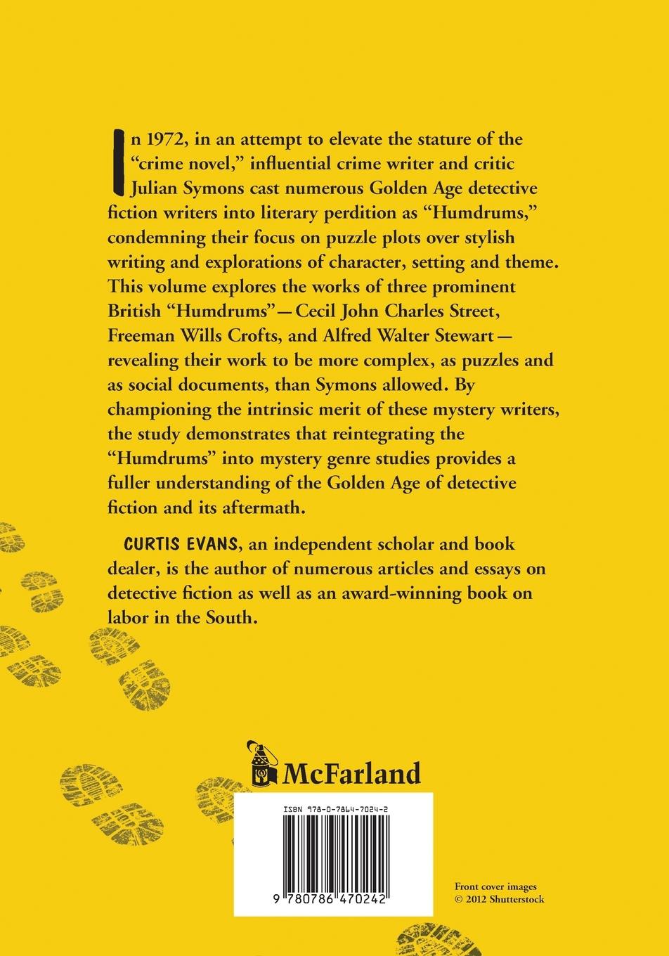 Rückseitencover Masters of the "Humdrum" Mystery