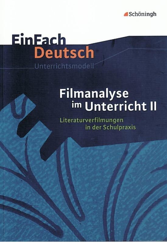 Vorderes Coverbild Filmanalyse 2. EinFach Deutsch - Unterrichtsmodelle