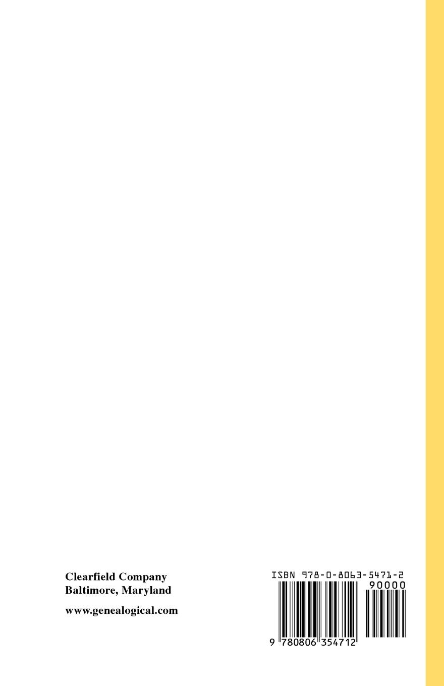 Rückseitencover Abstracts of the Testamentary Proceedings of the Prerogative Court of Maryland. Volume XXIV, 1744-1746. Libers
