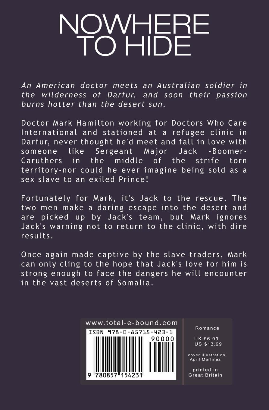 Rückseitencover Nowhere to Hide