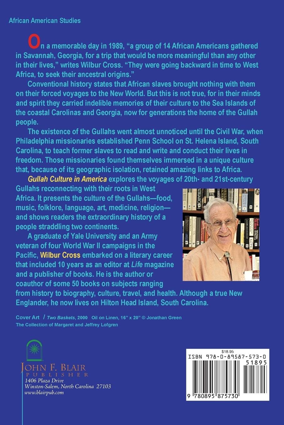 Rückseitencover Gullah Culture in America