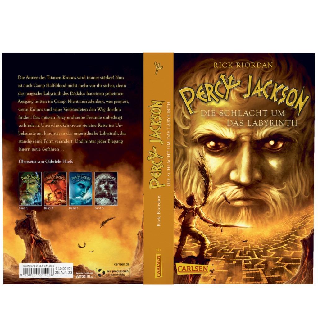 Beispielinhalt (Bild) Percy Jackson 04. Die Schlacht um das Labyrinth