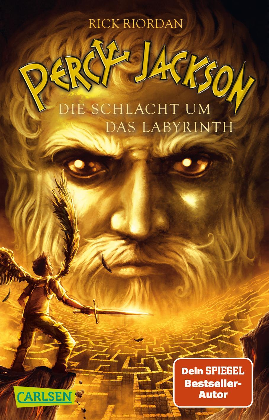 Vorderes Coverbild Percy Jackson 04. Die Schlacht um das Labyrinth