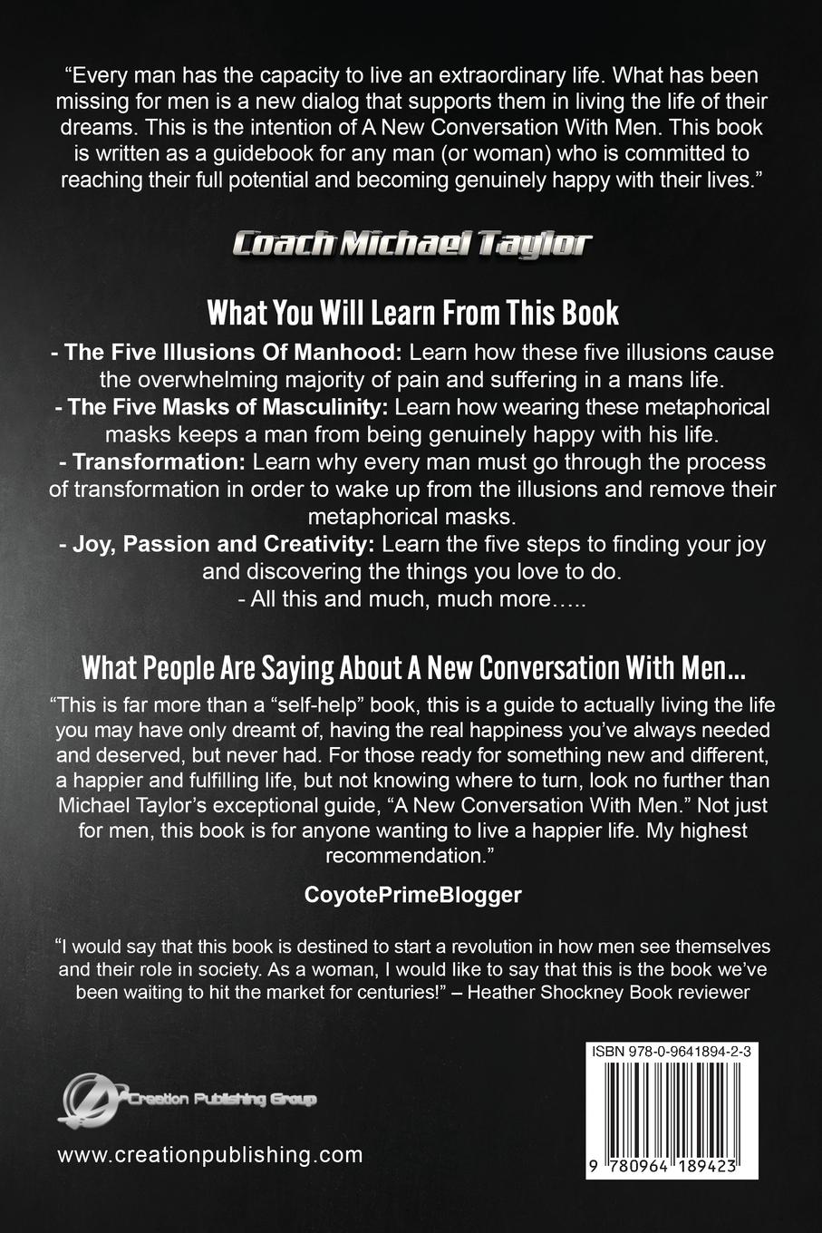 Rückseitencover A New Conversation With Men