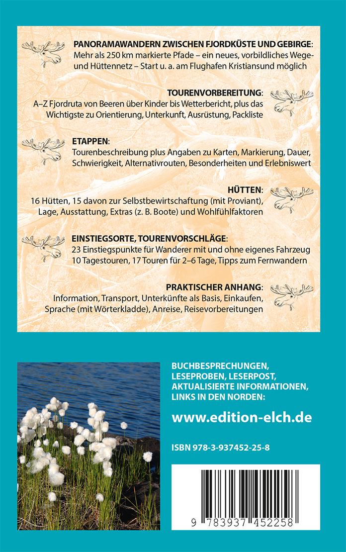 Rückseitencover Fjordruta - Wandern in Norwegen