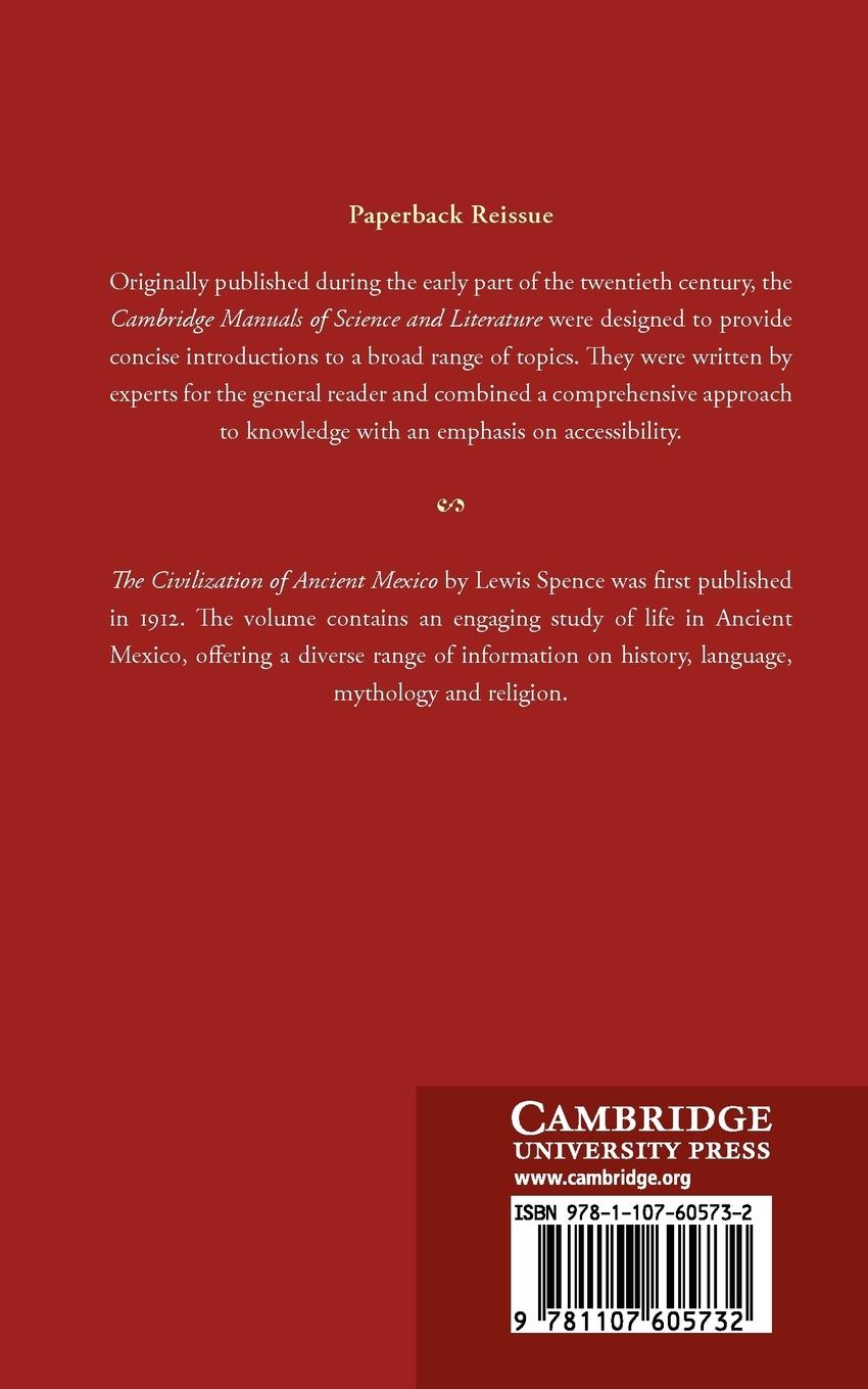 Rückseitencover The Civilization of Ancient Mexico