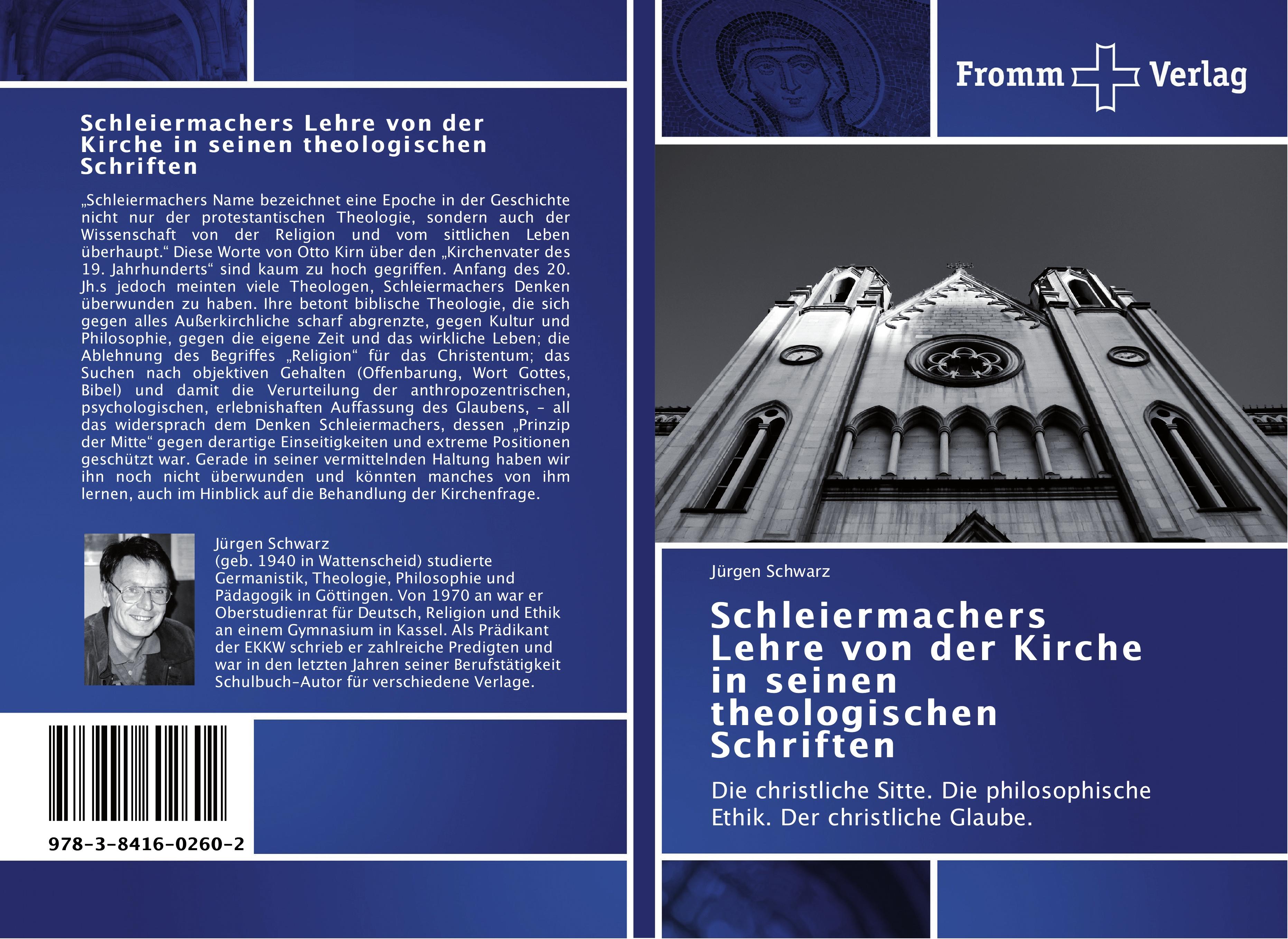Vorderes Coverbild Schleiermachers Lehre von der Kirche in seinen theologischen Schriften