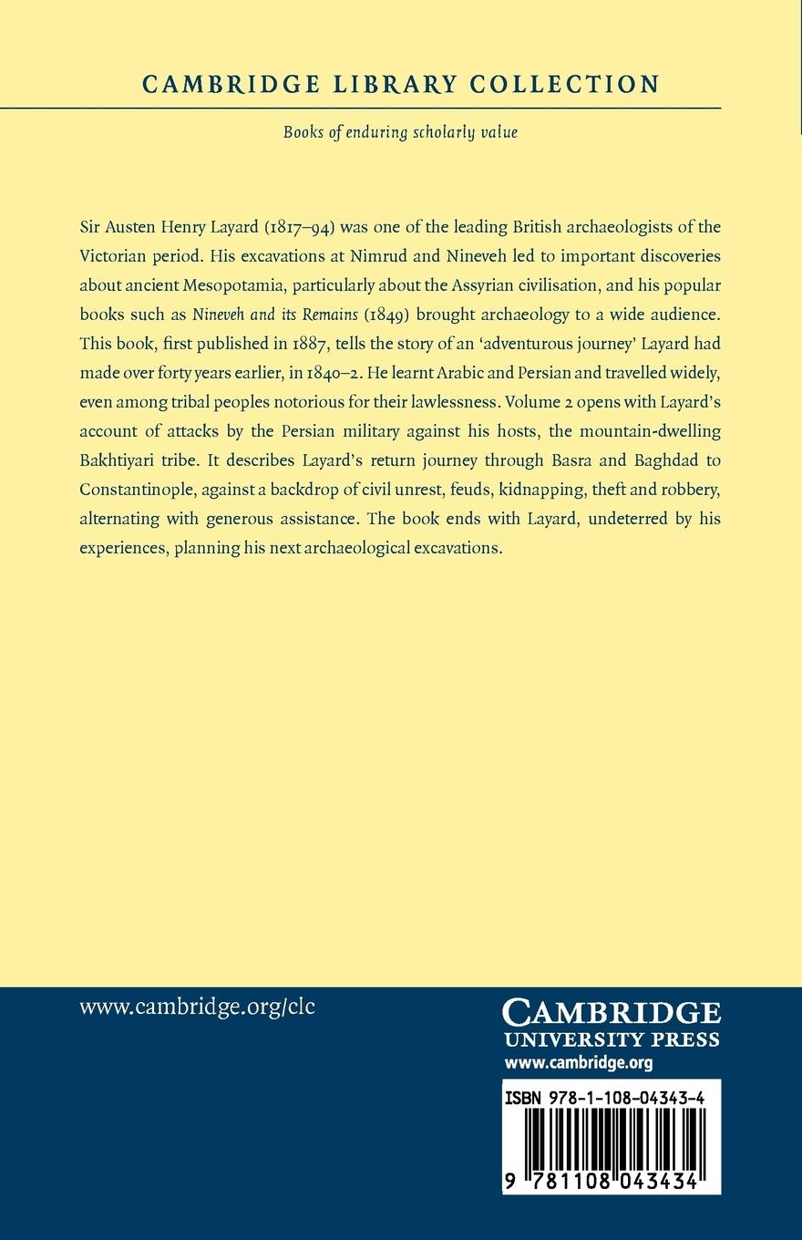 Rückseitencover Early Adventures in Persia, Susiana, and Babylonia - Volume 2