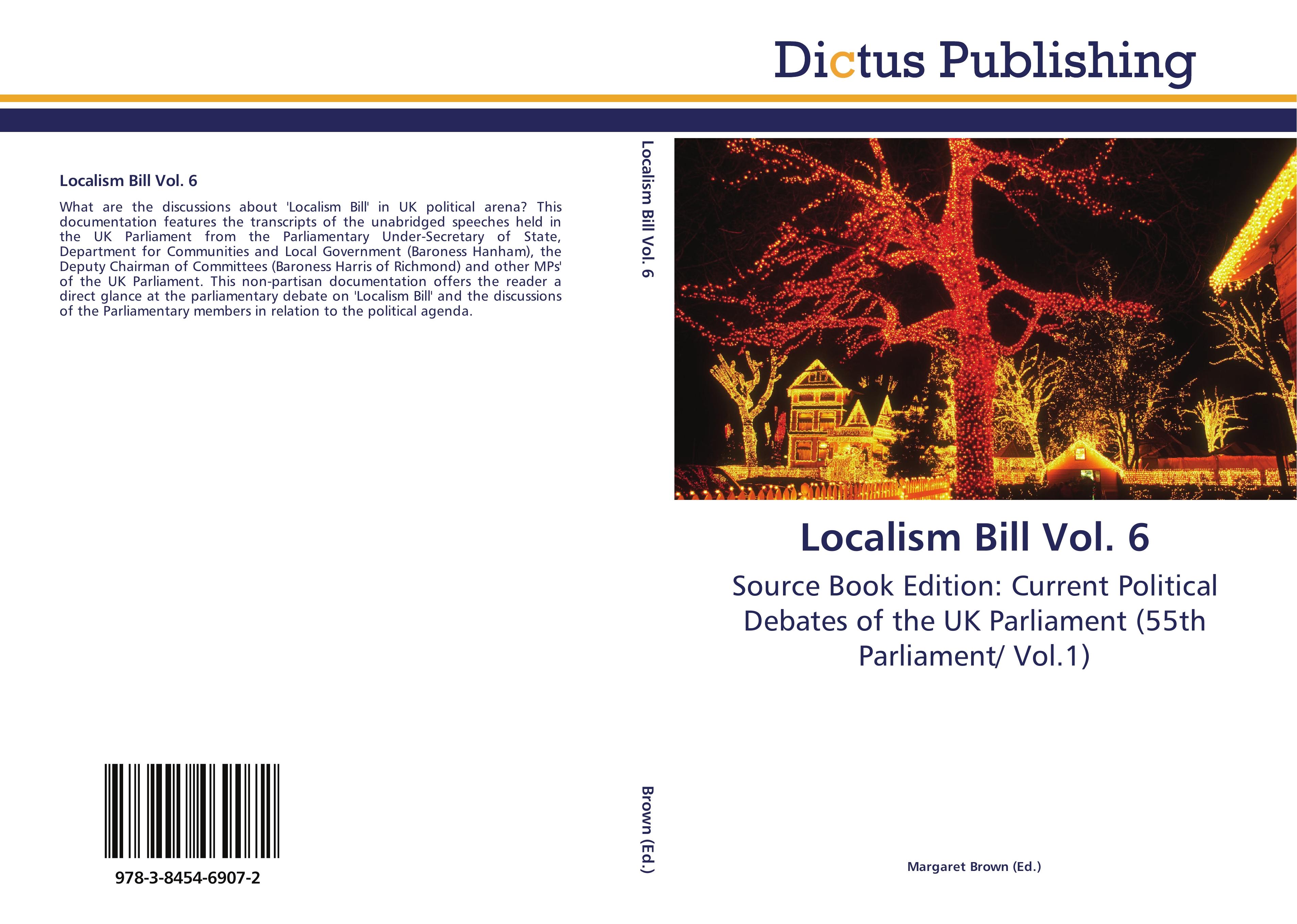 Vorderes Coverbild Localism Bill Vol. 6