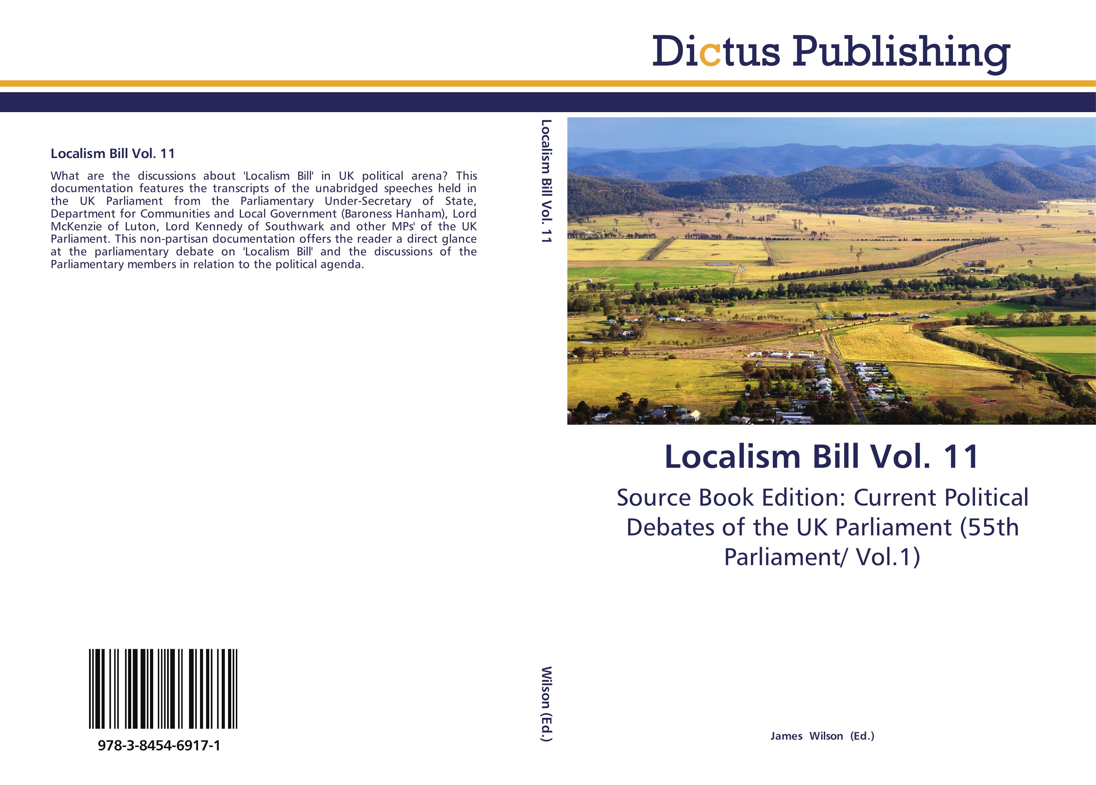 Vorderes Coverbild Localism Bill Vol. 11