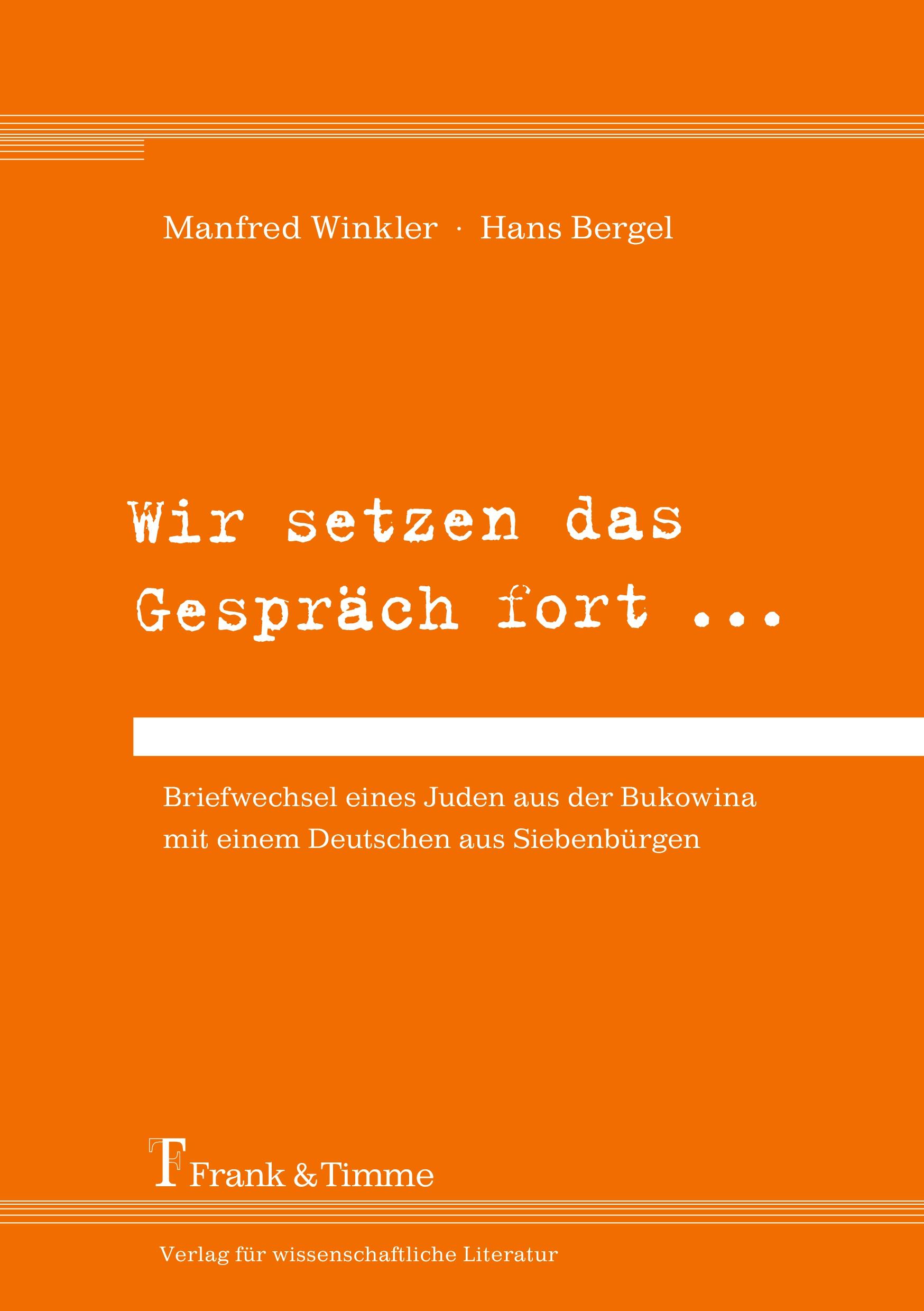 Vorderes Coverbild Wir setzen das Gespräch fort ...