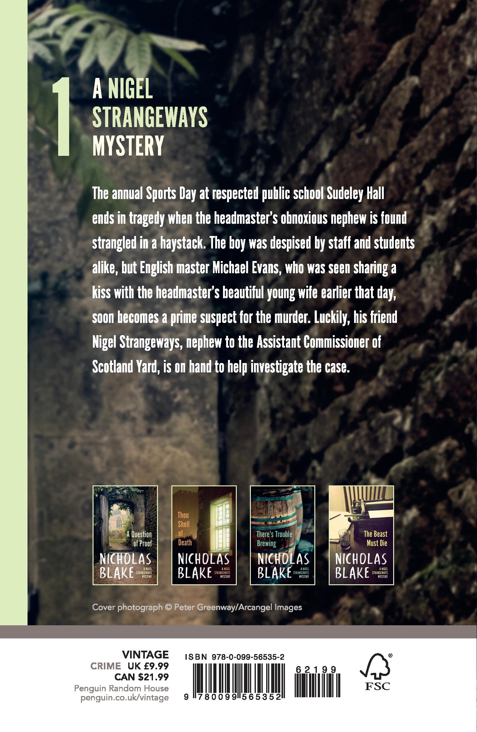 Rückseitencover A Question of Proof