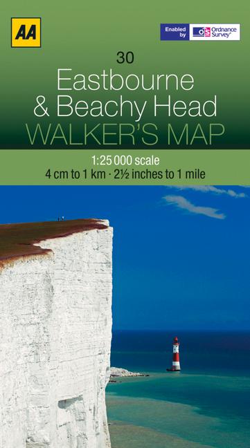 Vorderes Coverbild Walker's Map Eastbourne & Beachy Head
