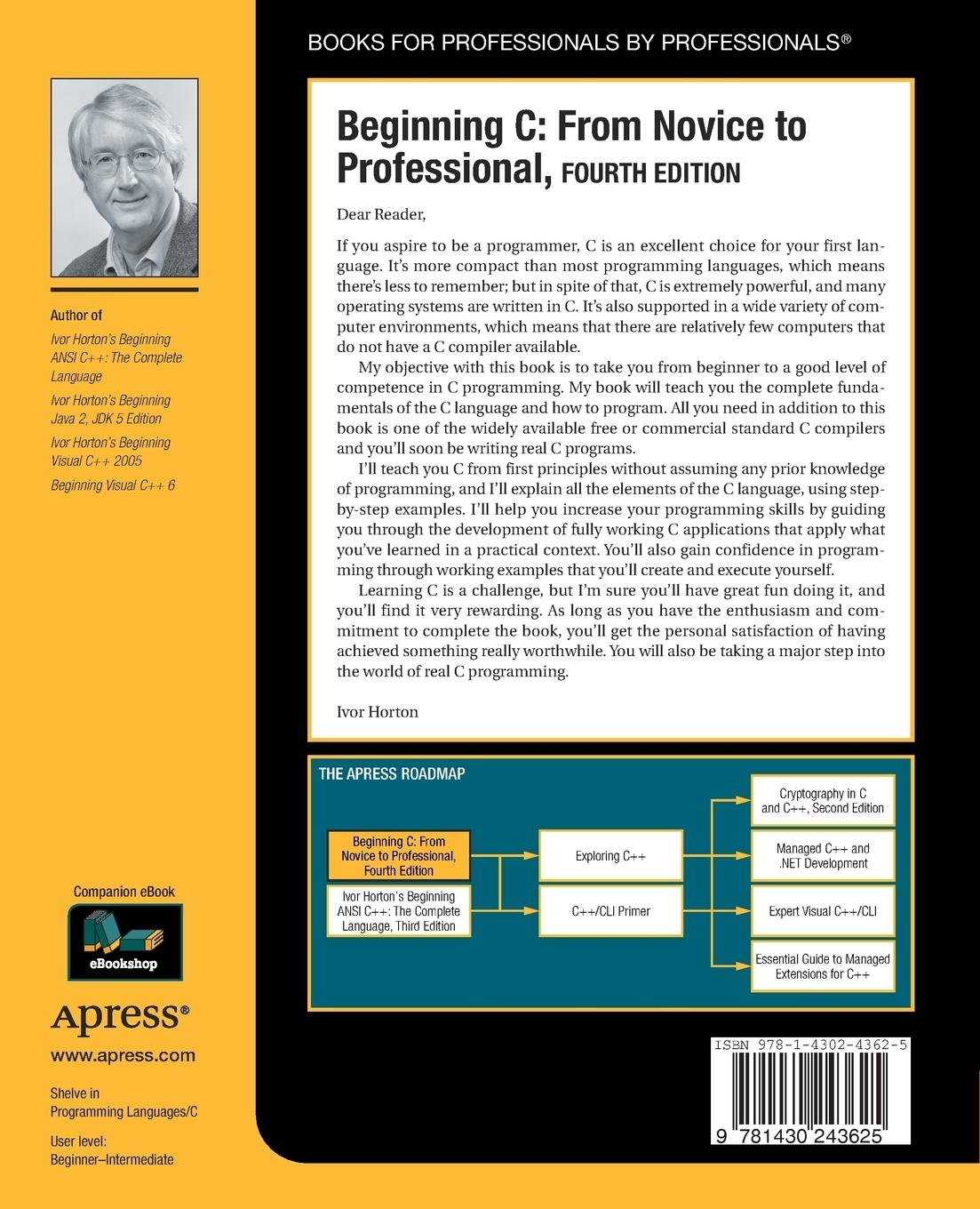 Rückseitencover Beginning C