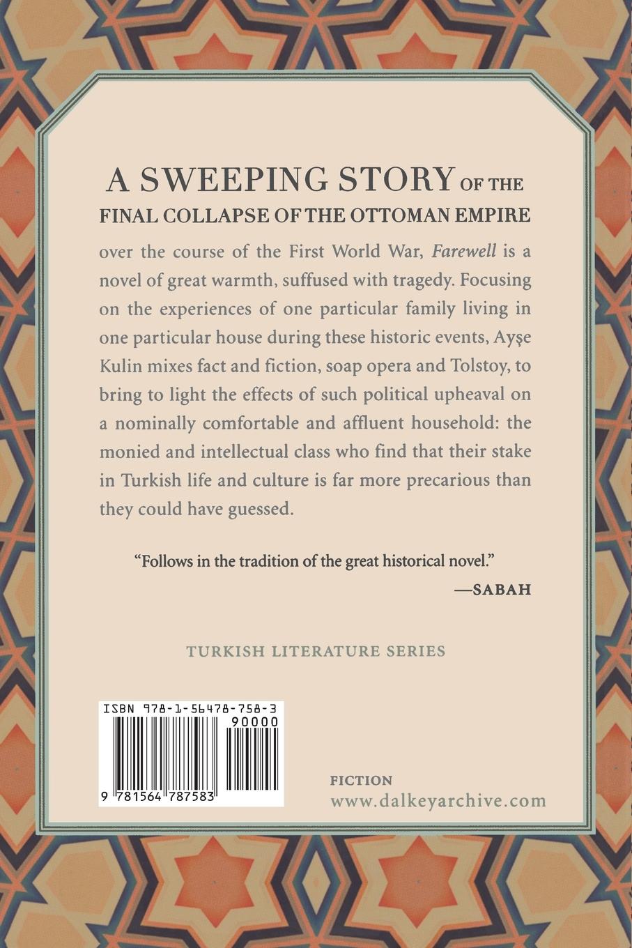 Rückseitencover Farewell