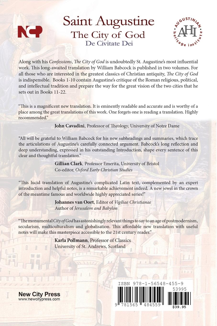 Rückseitencover The City of God (Books 1-10)