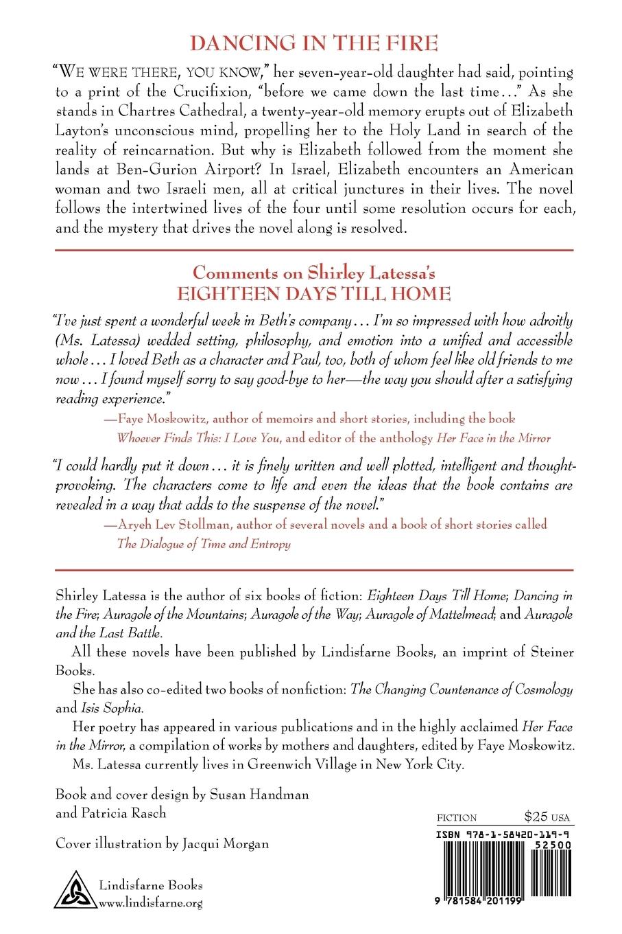 Rückseitencover Dancing in the Fire