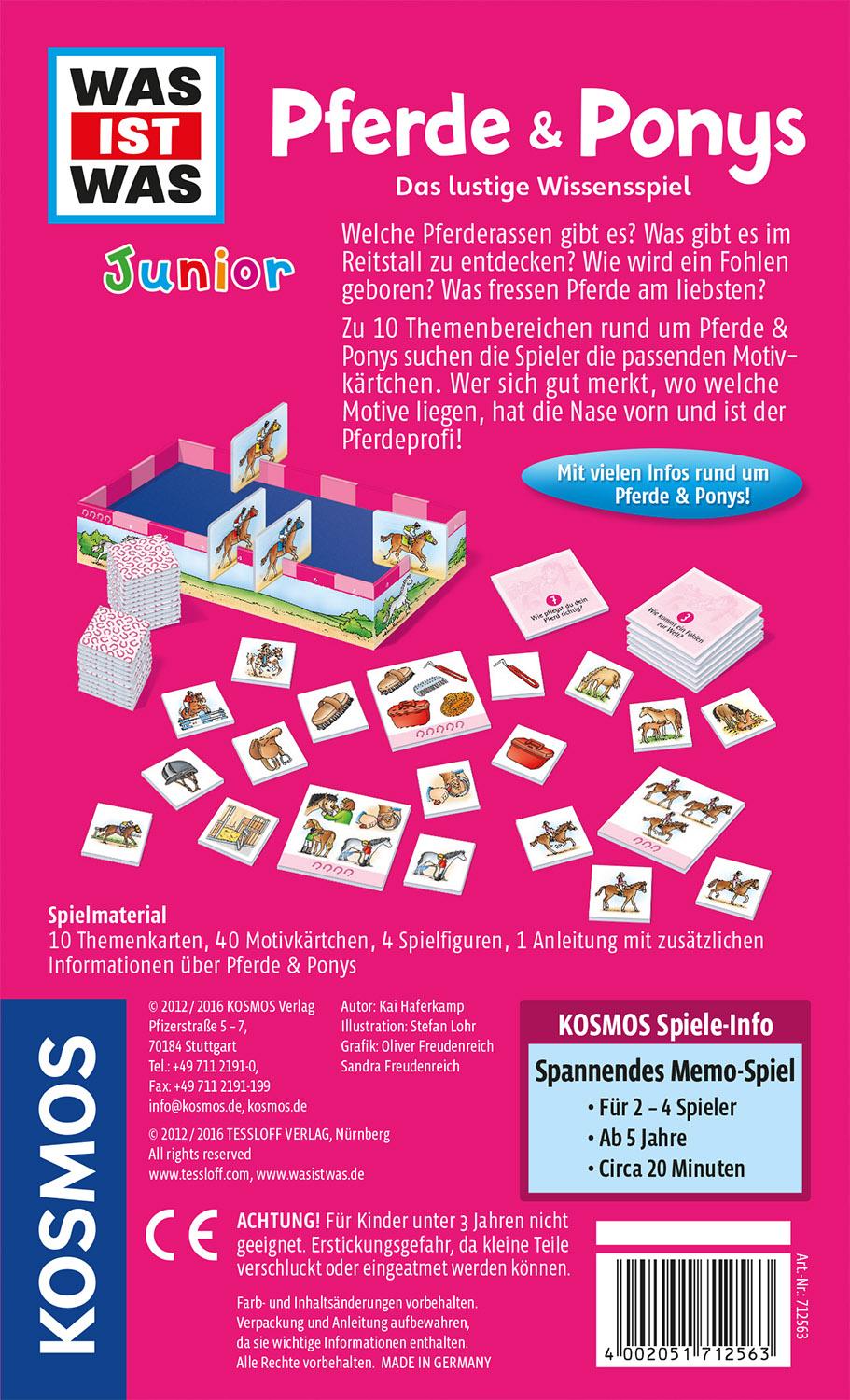 Rückseitencover Was ist Was Junior Pferde & Ponys