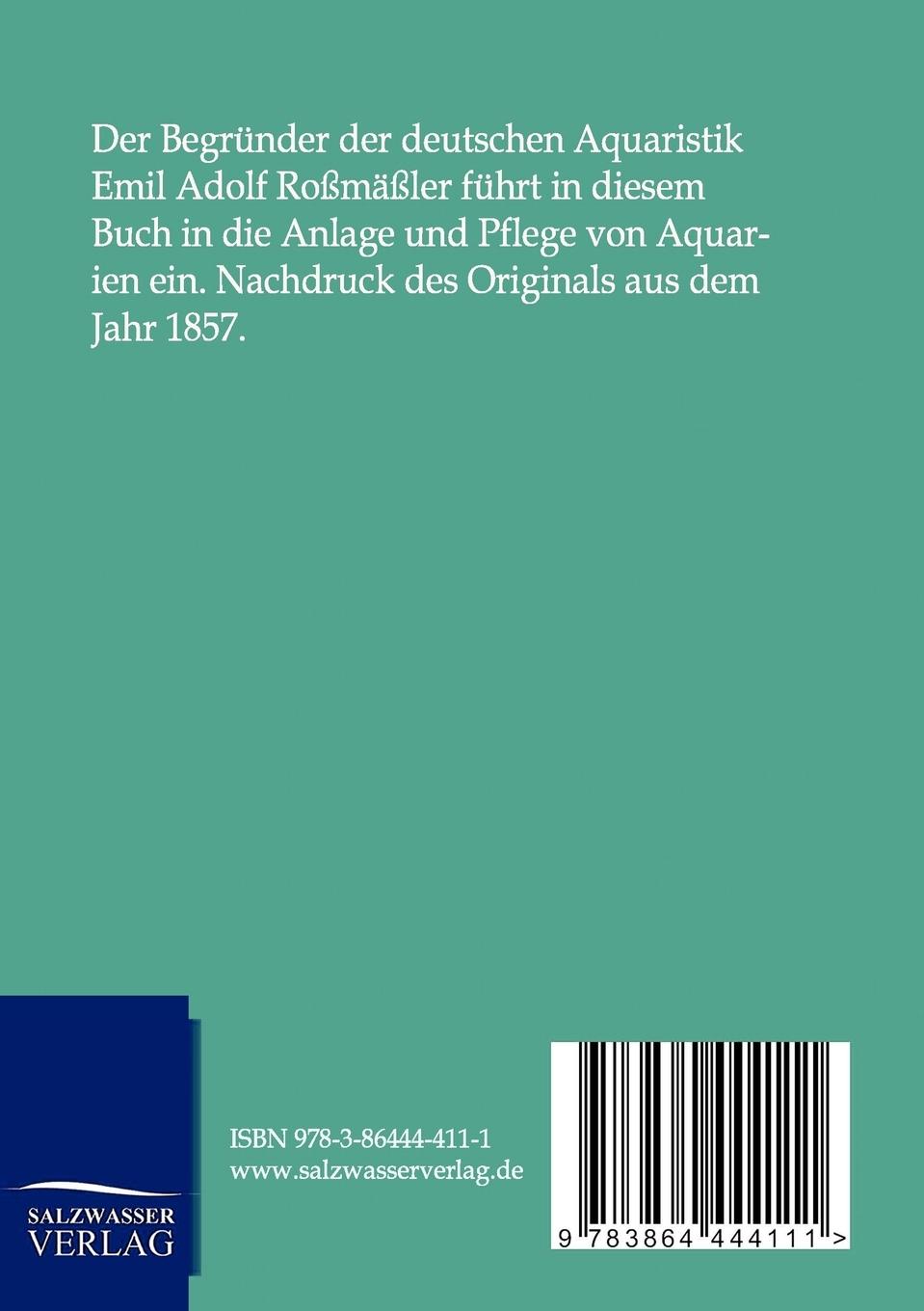 Rückseitencover Das Süßwasser-Aquarium