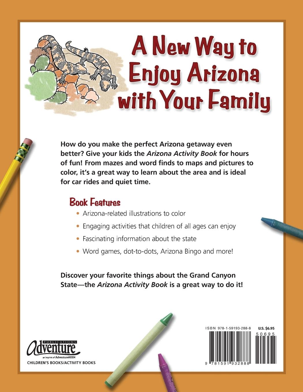 Rückseitencover Arizona Activity Book