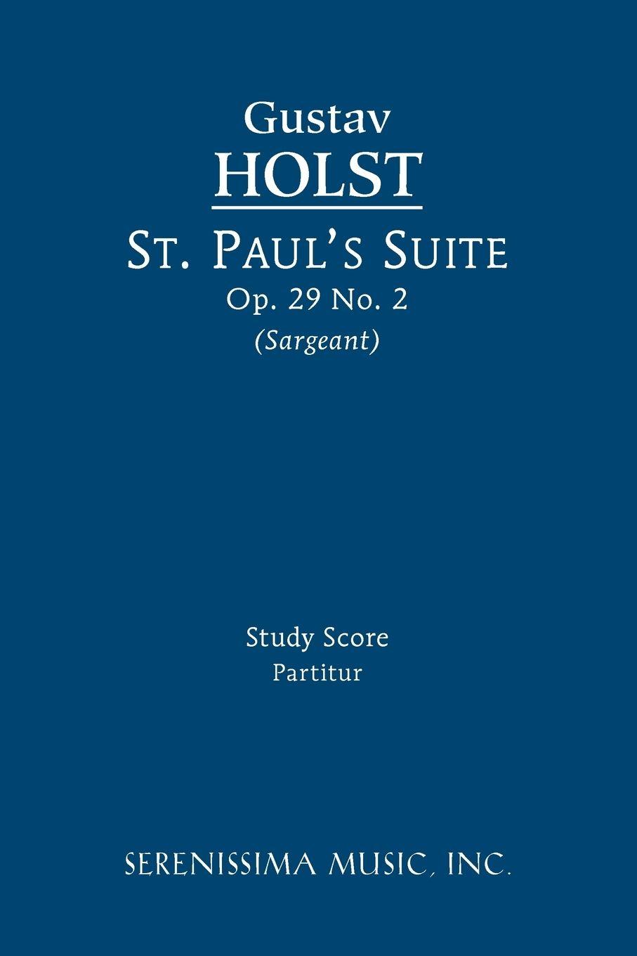 Vorderes Coverbild St. Paul's Suite, Op.29 No.2
