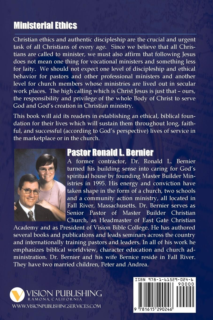 Rückseitencover Ministerial Ethics