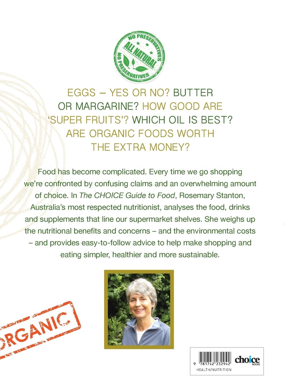 Rückseitencover The Choice Guide to Food