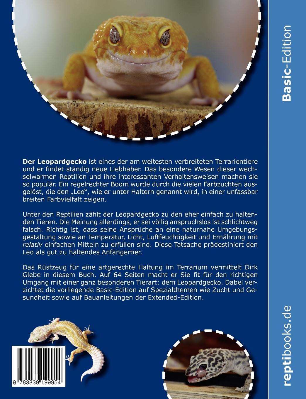 Rückseitencover Leopardgeckos (Eublepharis Macularius)