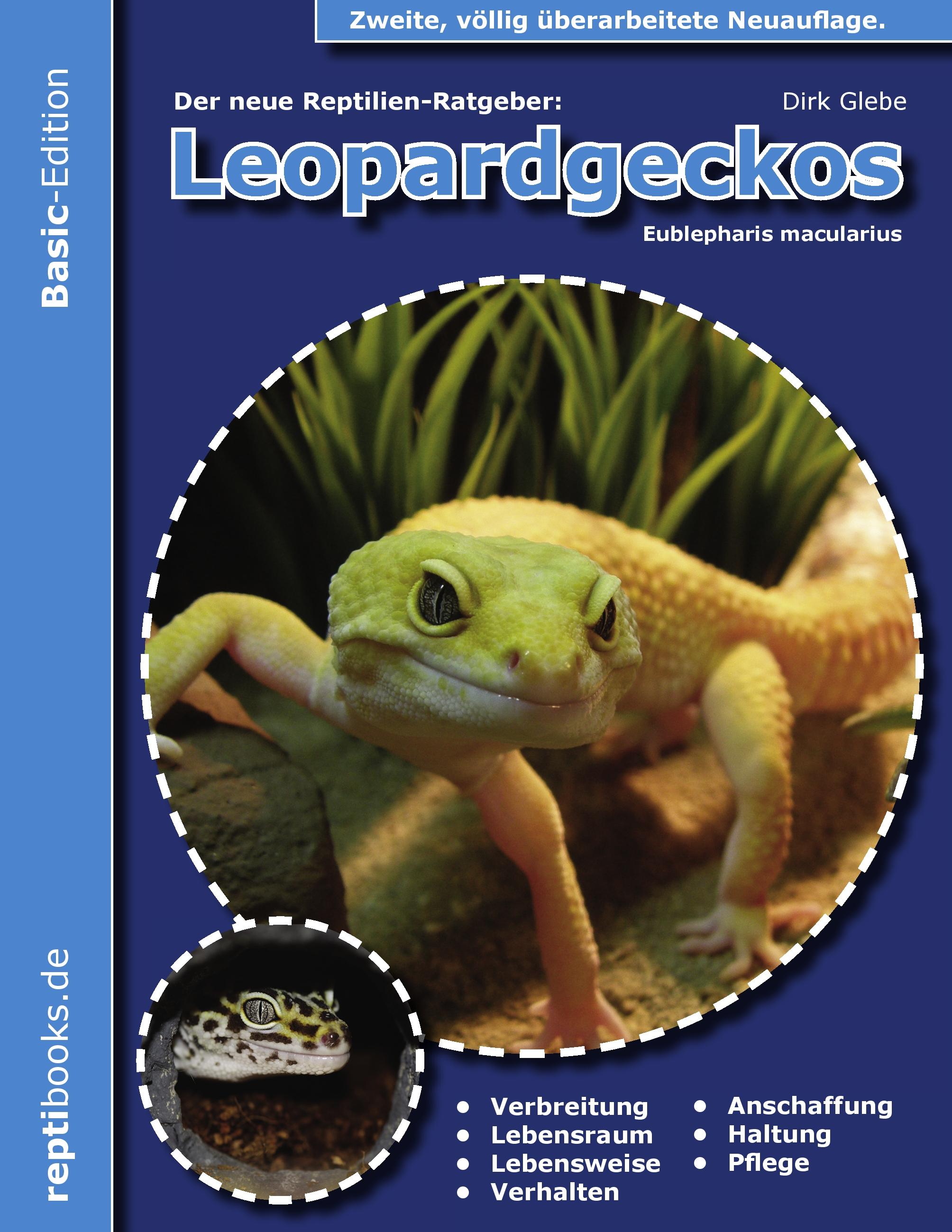 Vorderes Coverbild Leopardgeckos (Eublepharis Macularius)