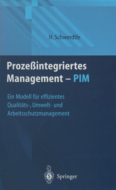 Vorderes Coverbild Prozeßintegriertes Management - PIM