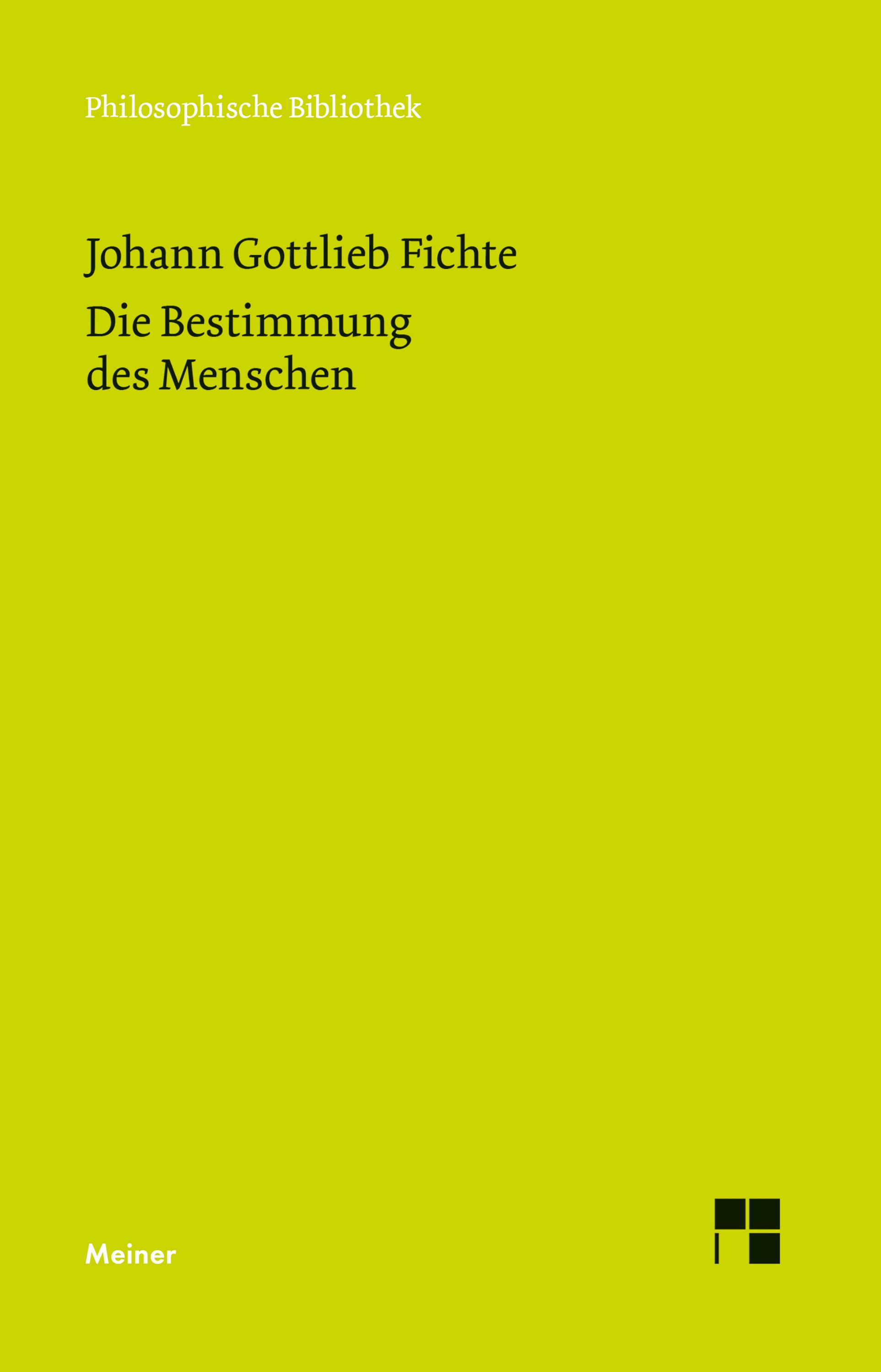 Vorderes Coverbild Die Bestimmung des Menschen