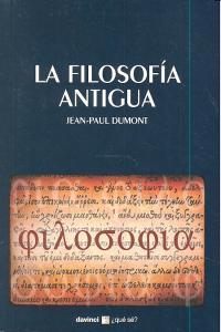 Vorderes Coverbild La filosofía antigua