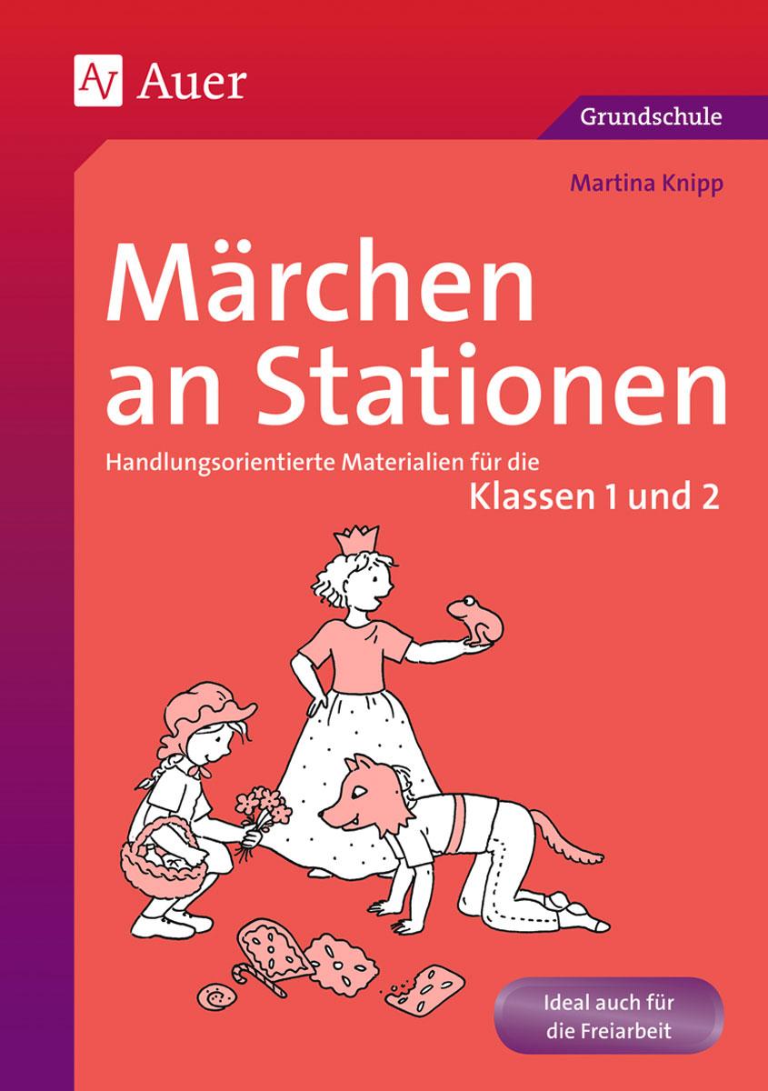 Vorderes Coverbild Märchen an Stationen Klasse 1/2