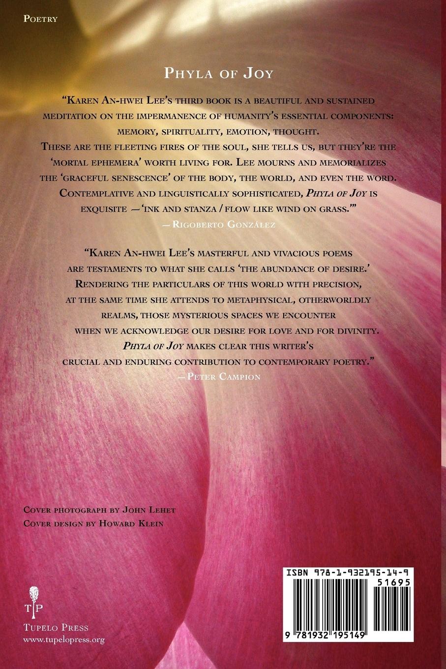 Rückseitencover Phyla of Joy