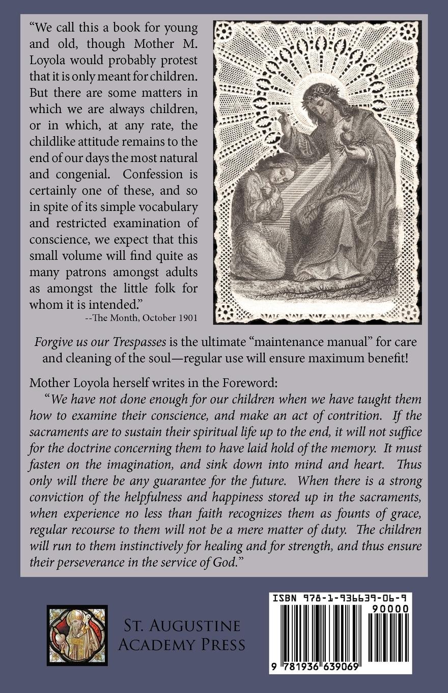 Rückseitencover Forgive us our Trespasses