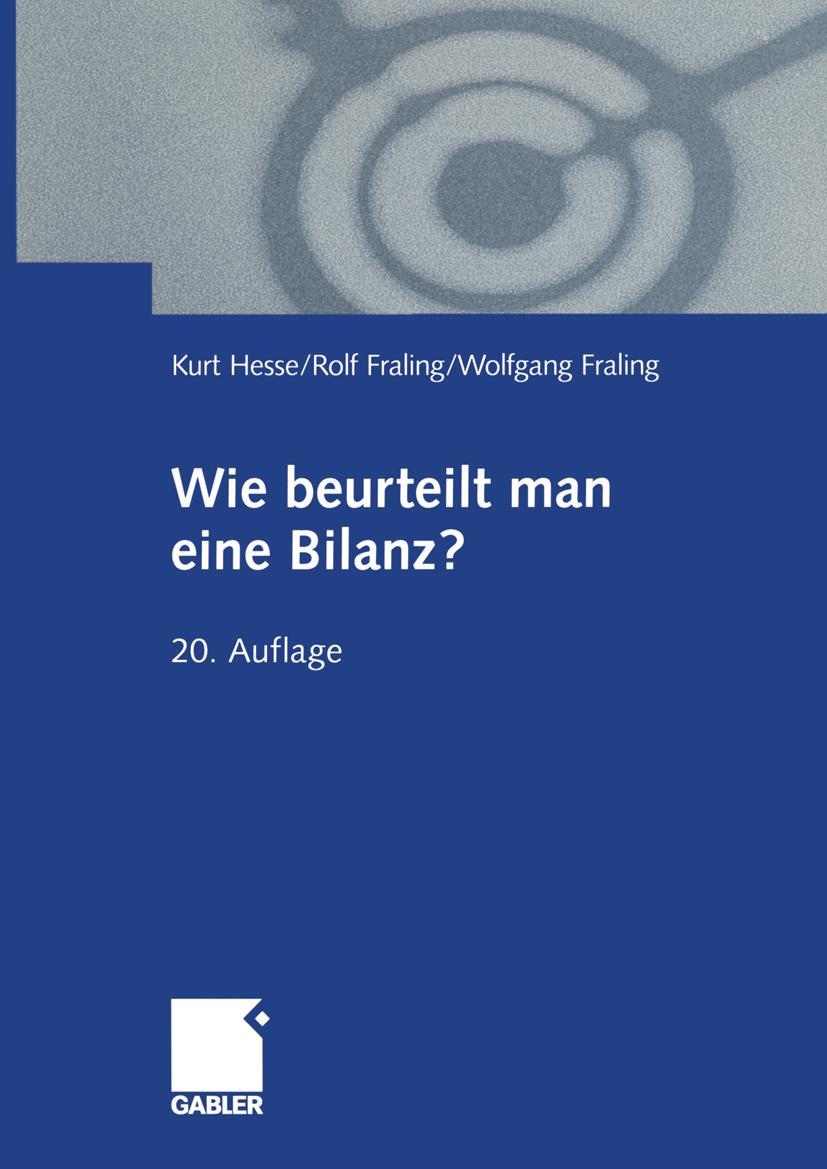 Vorderes Coverbild Wie beurteilt man eine Bilanz?