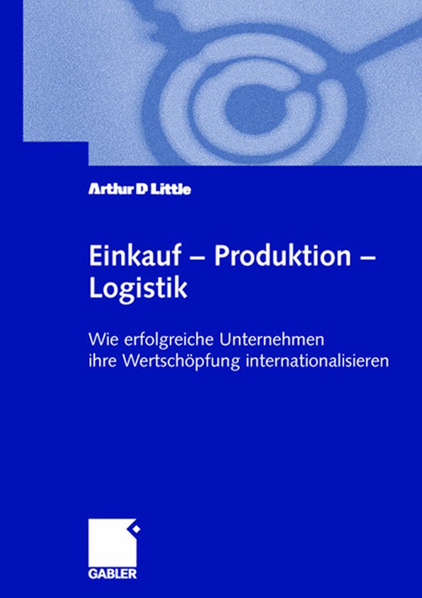 Vorderes Coverbild Einkauf - Produktion - Logistik