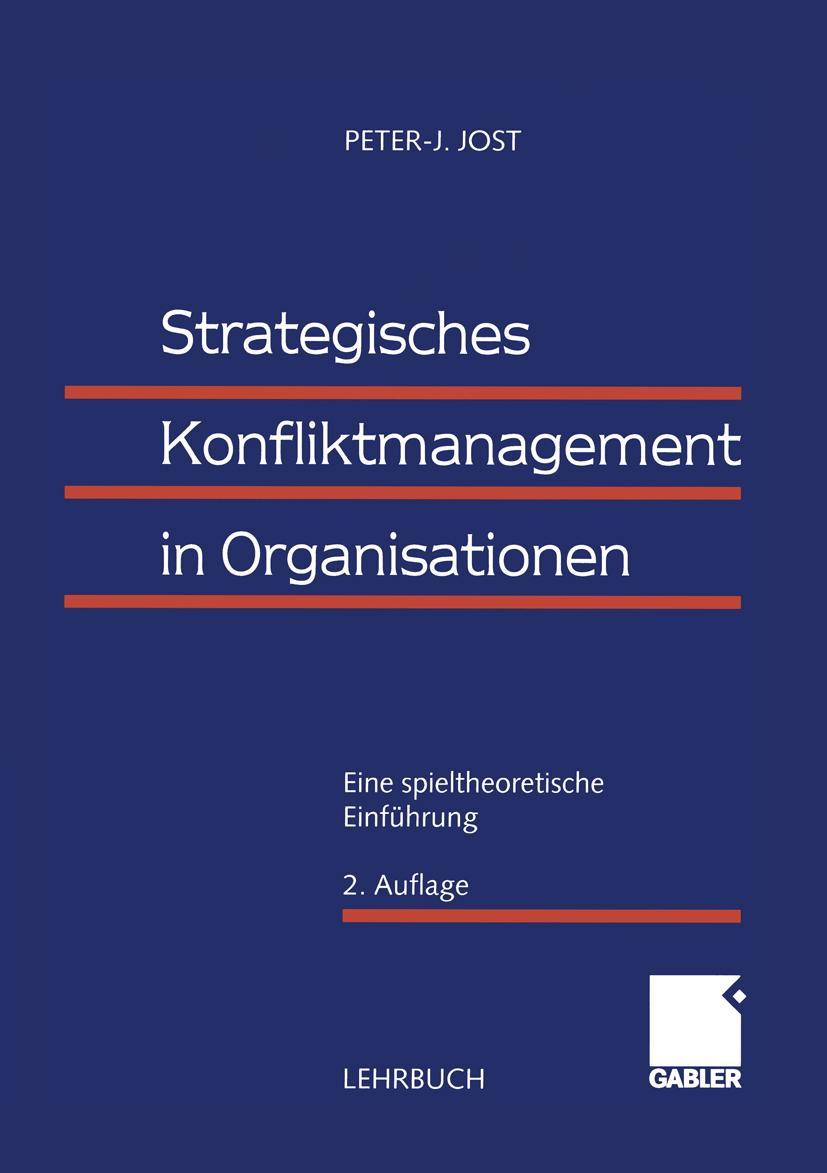 Vorderes Coverbild Strategisches Konfliktmanagement in Organisationen