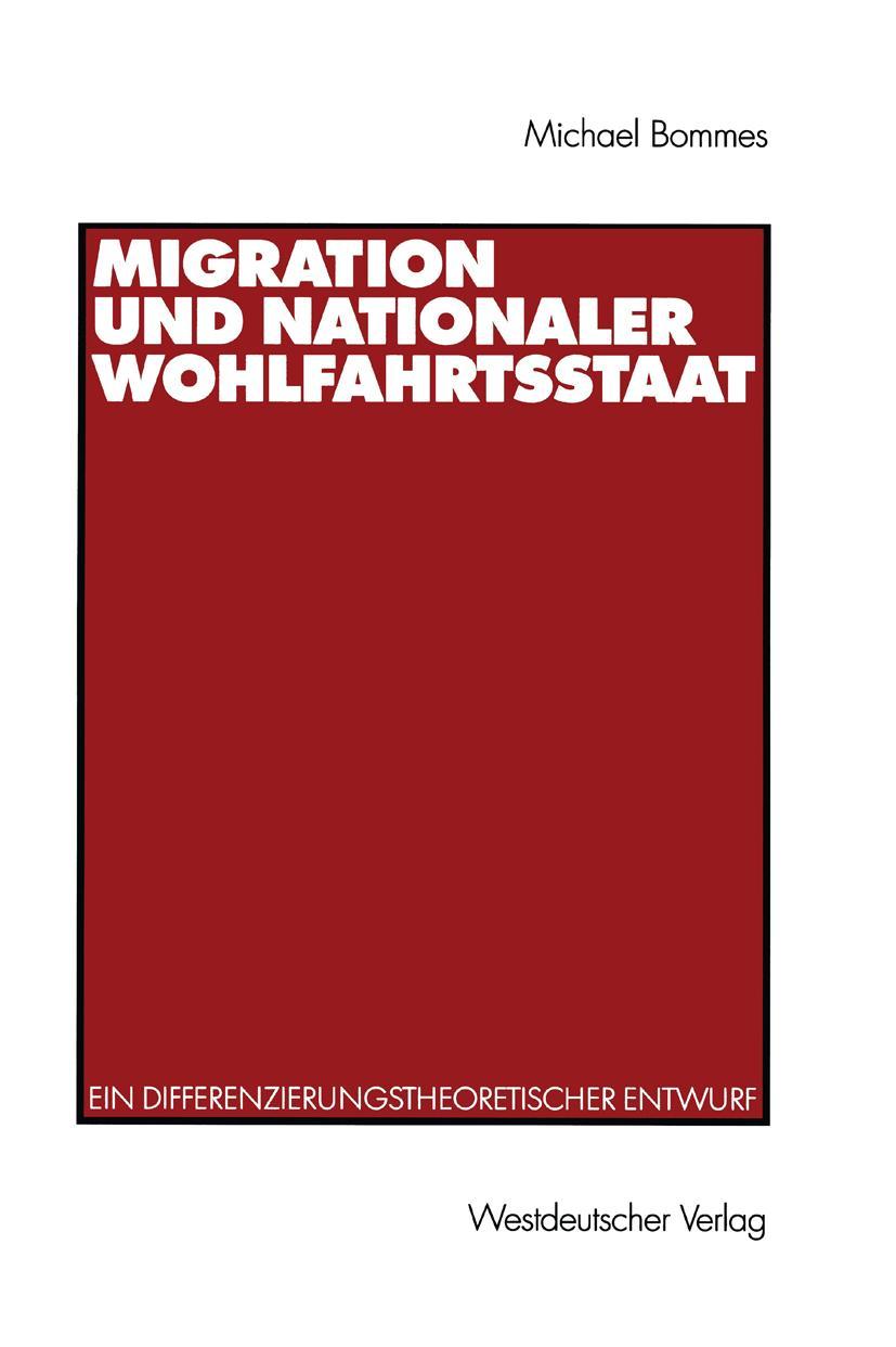 Vorderes Coverbild Migration und nationaler Wohlfahrtsstaat