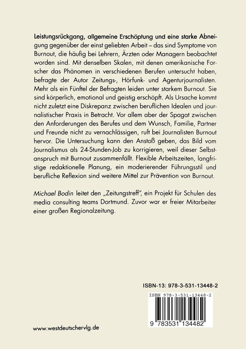 Rückseitencover Ausgebrannt...