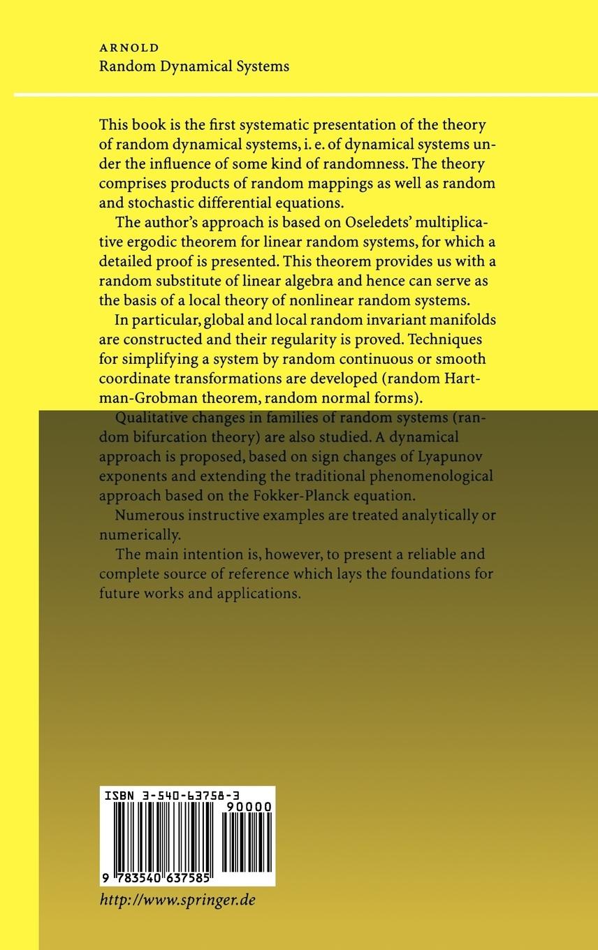 Rückseitencover Random Dynamical Systems