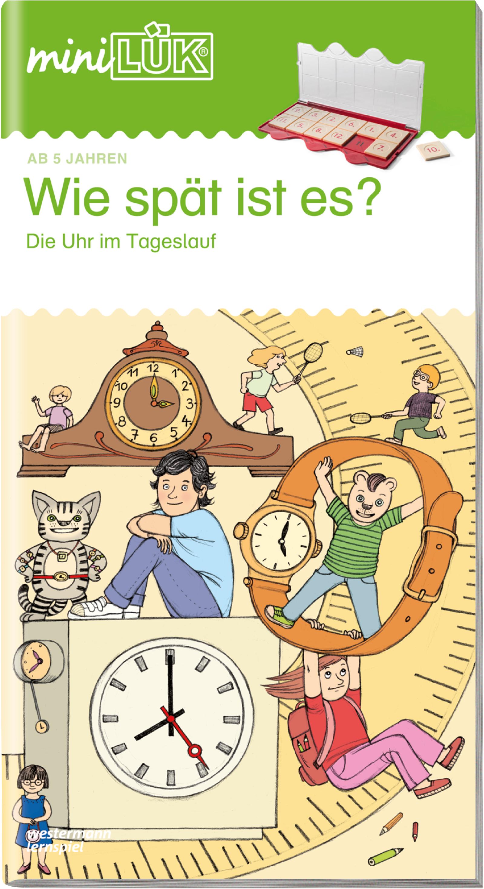 Vorderes Coverbild miniLÜK. Wie spät ist es?: Die Uhr im Tageslauf