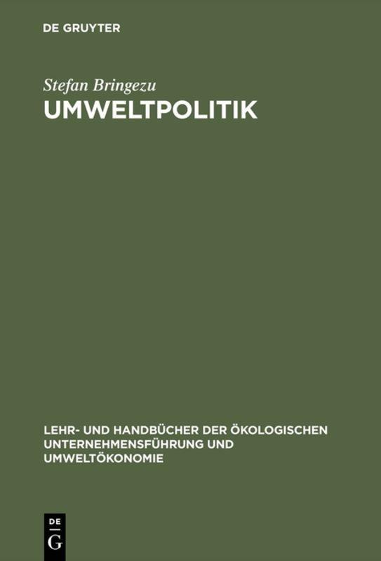 Vorderes Coverbild Umweltpolitik