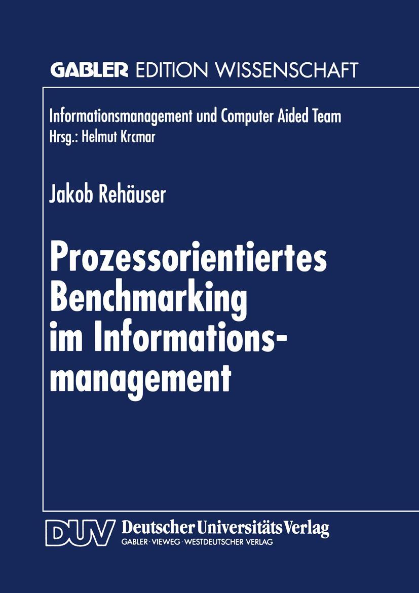 Vorderes Coverbild Prozessorientiertes Benchmarking im Informationsmanagement