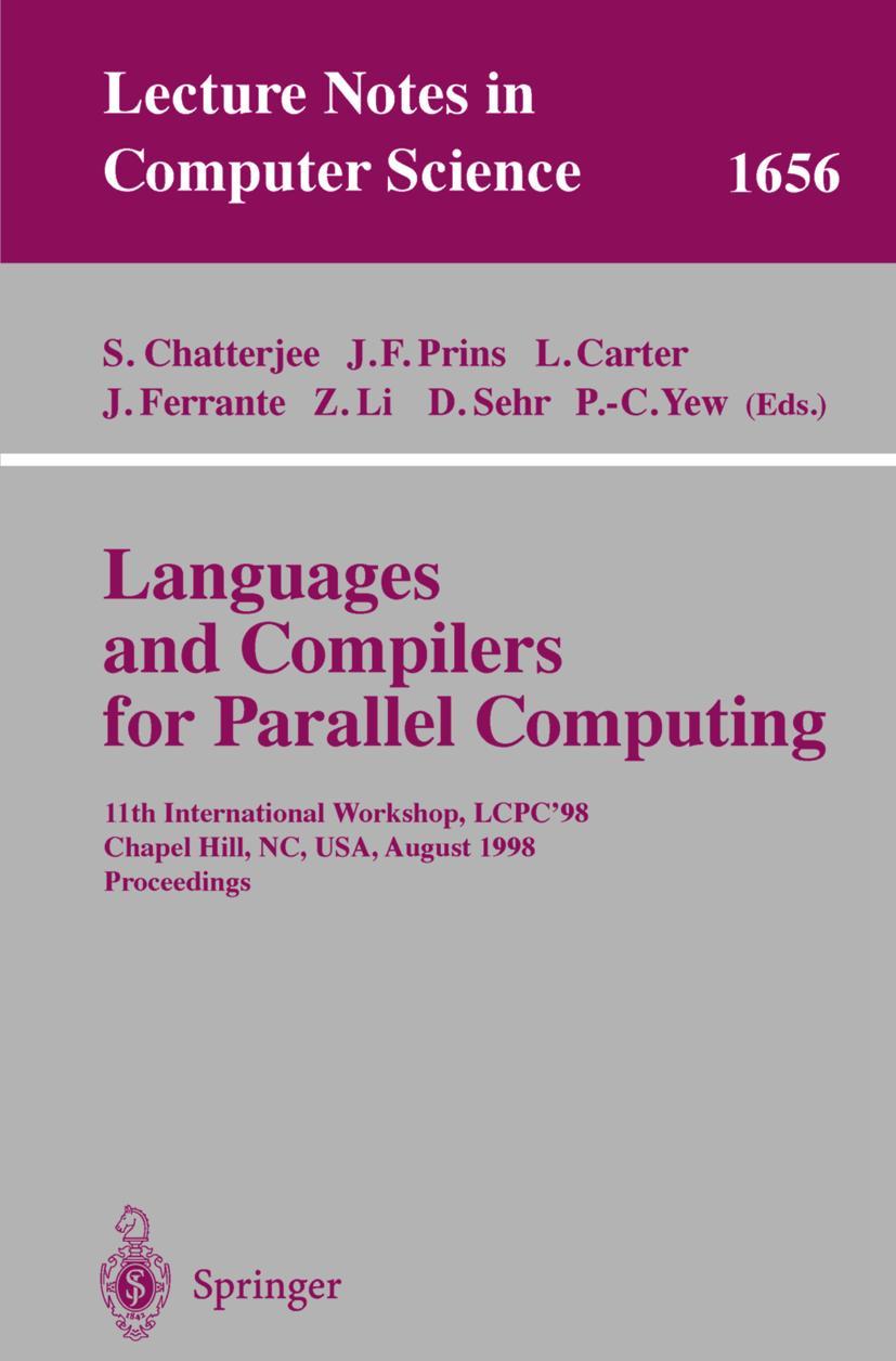 Vorderes Coverbild Languages and Compilers for Parallel Computing