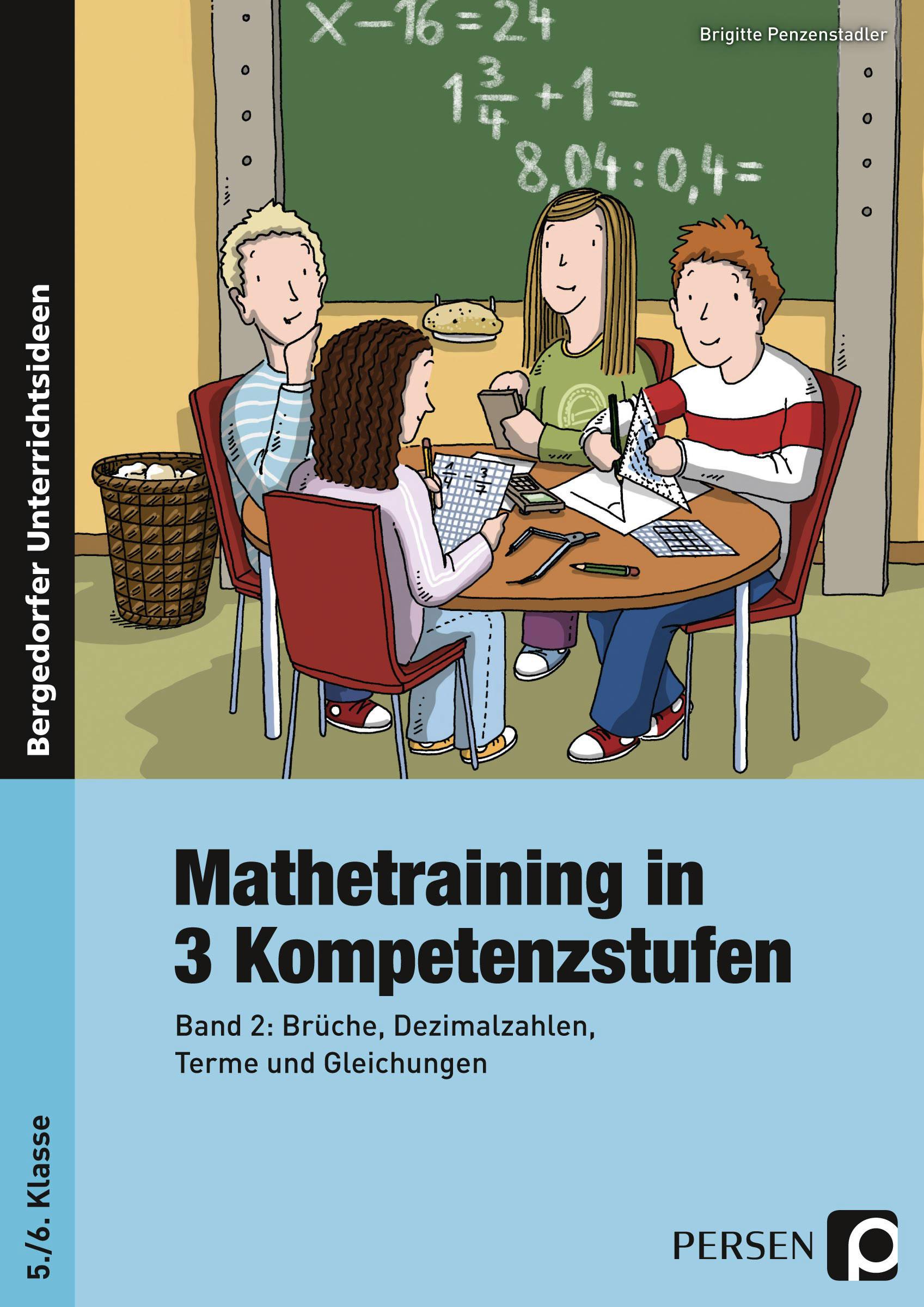 Vorderes Coverbild Mathetraining in 3 Kompetenzstufen 2