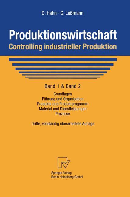 Vorderes Coverbild Produktionswirtschaft - Controlling industrieller Produktion